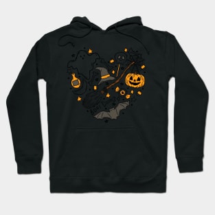 Halloween Doodles Hearth, Gift For Halloween Moms, Cute Halloween, Halloween, Pumpkin, Halloween Witch Hoodie